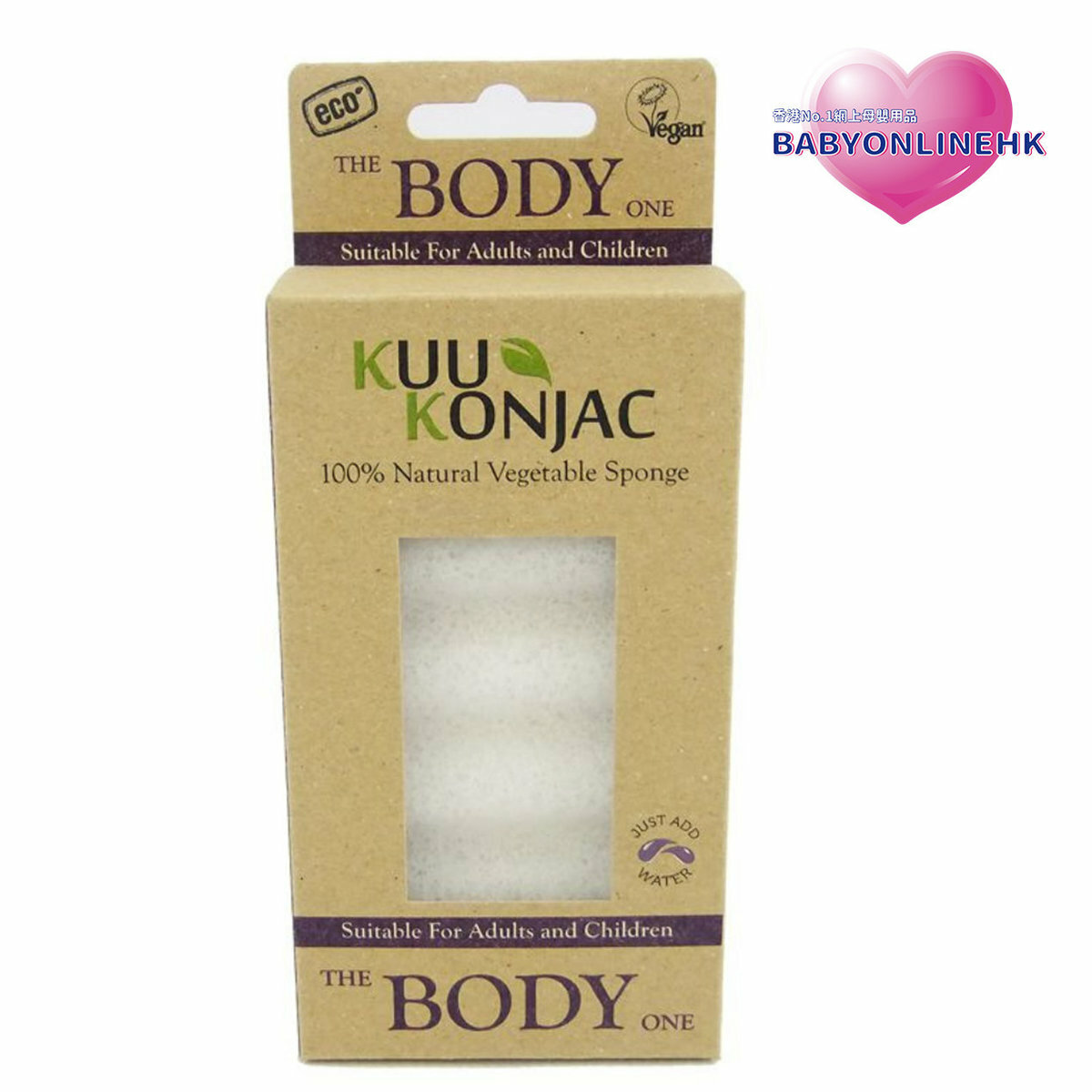 KUU蒟蒻六段波紋沐浴海綿