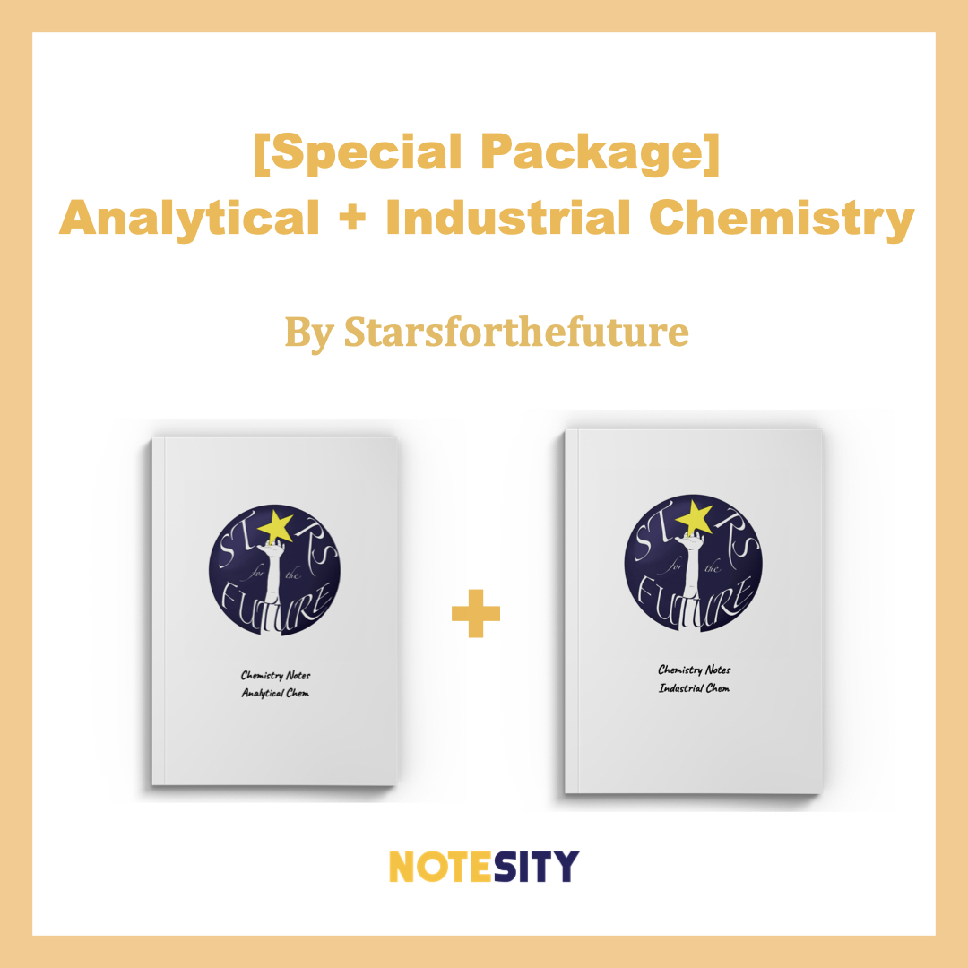 [Special Package] Analytical + Industrial Chemistry — Chemistry Notes by Starsforthefuture