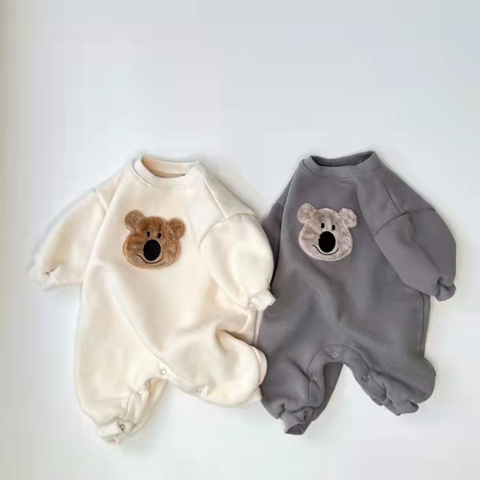 bear mark romper