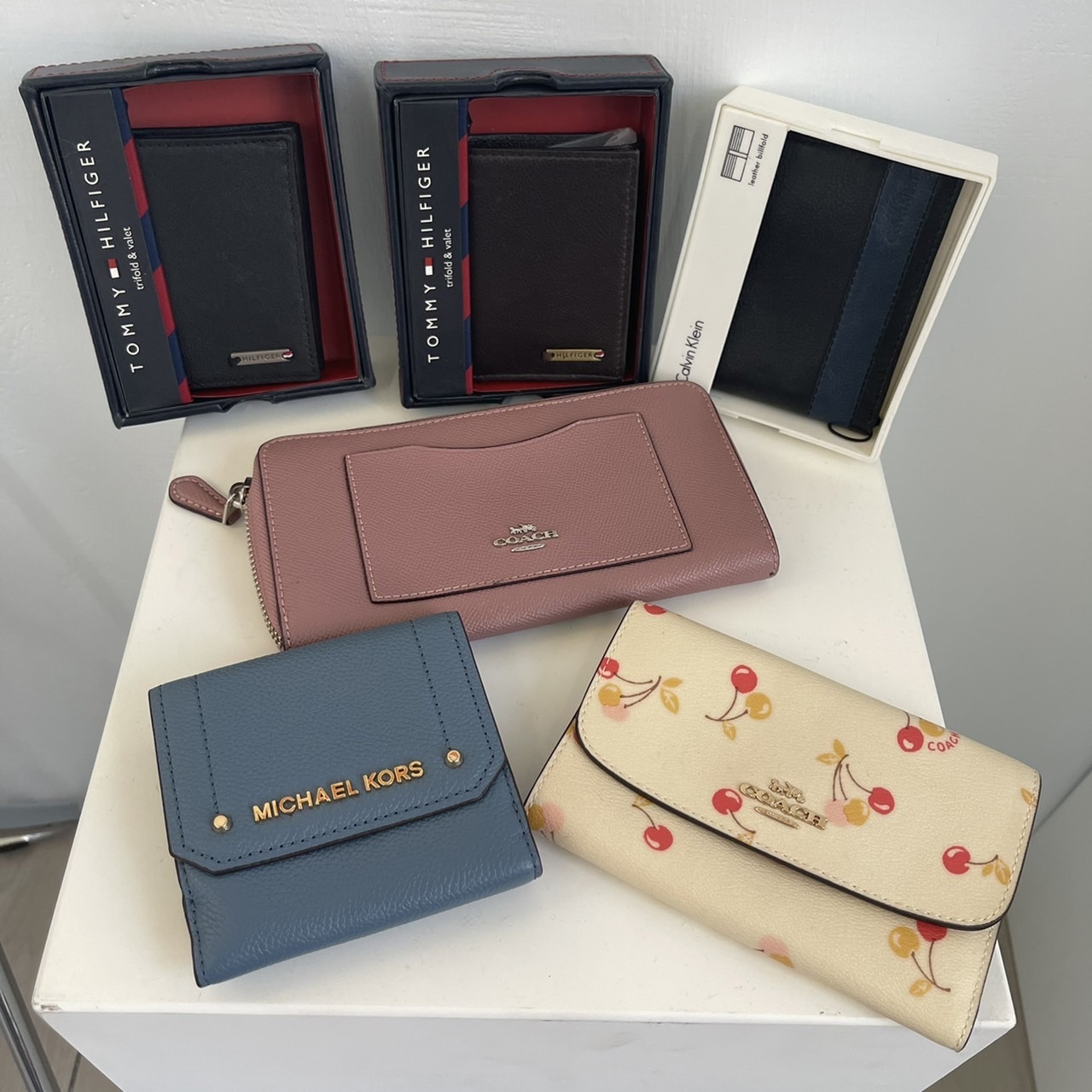 (平安夜限定活動) 現貨 TOMMY HILFIGER / CK / COACH / MK 皮夾 錢包