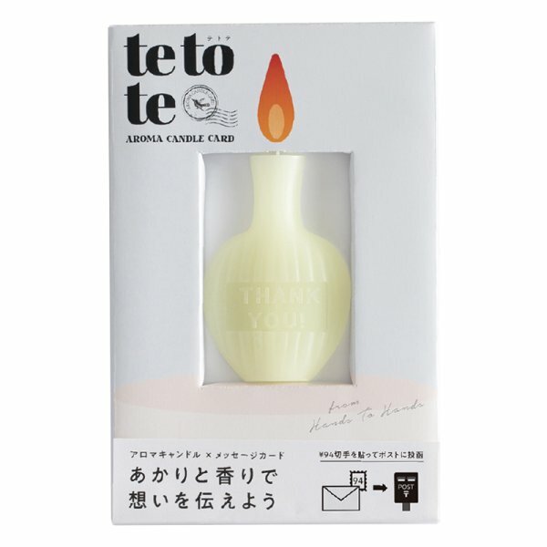 GRASSE TOKYO tetote Aroma Candle THANK YOU Card / Yuzu