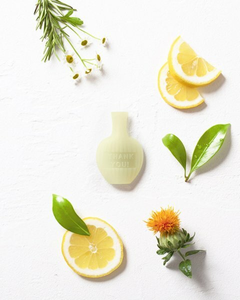 GRASSE TOKYO tetote Aroma Candle THANK YOU Card / Yuzu