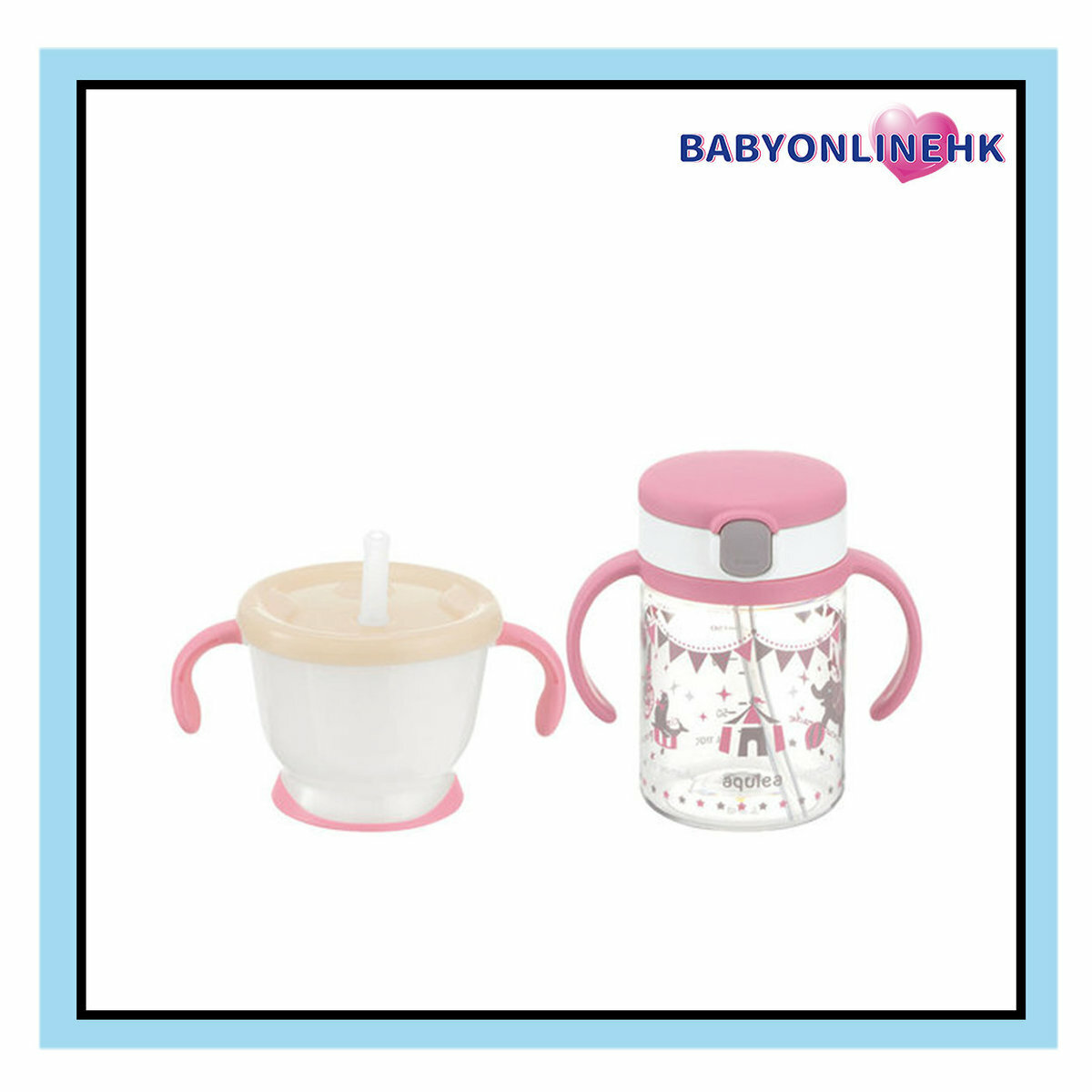 Richell 吸管學習訓練杯套裝 150ml + 200ml