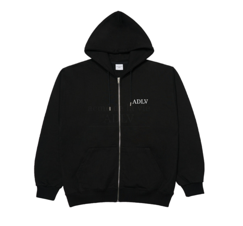 ADLV ZIP LOGO HOODIE