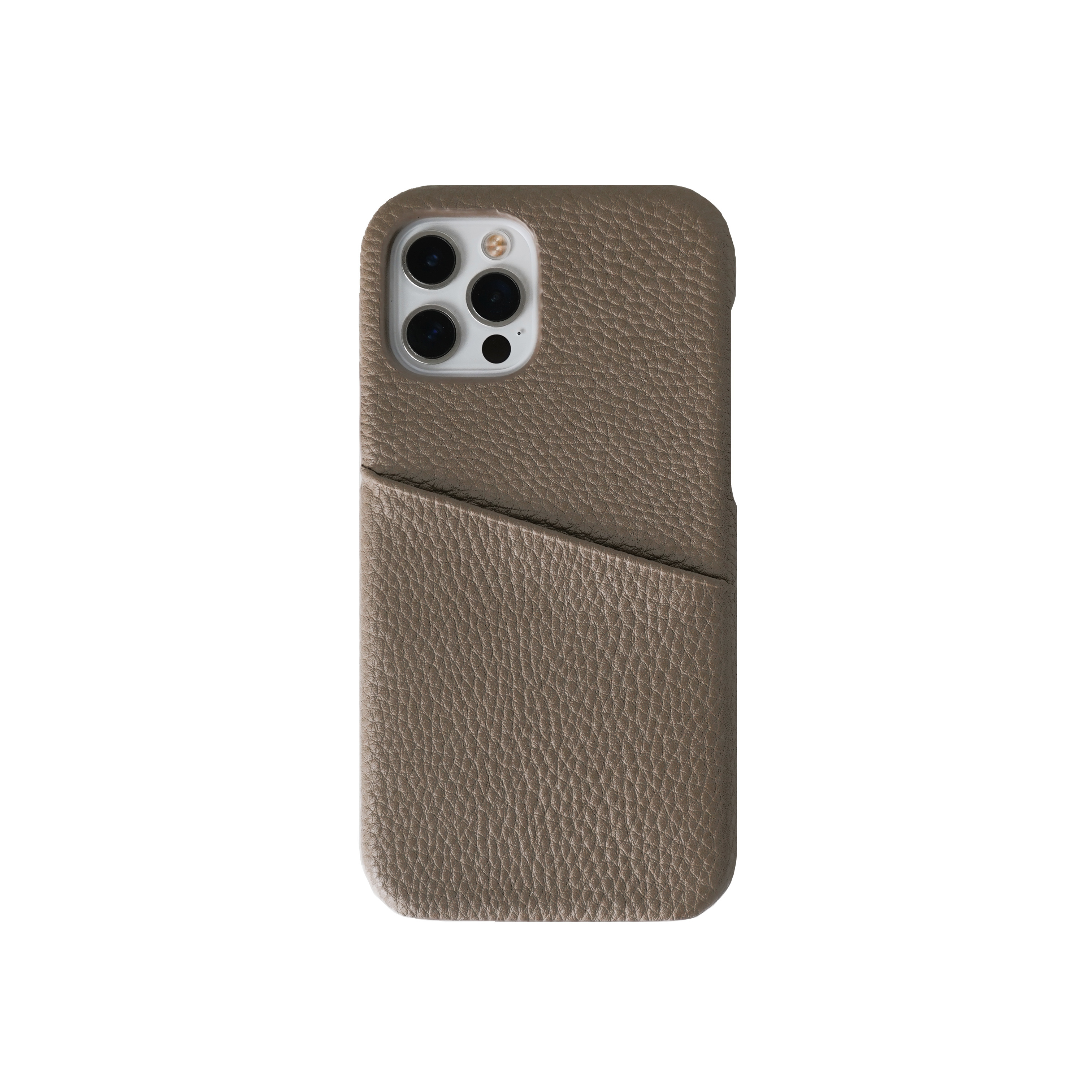 KAREN聯名】棕色荔枝紋卡夾iPhone 手機殼【現貨】