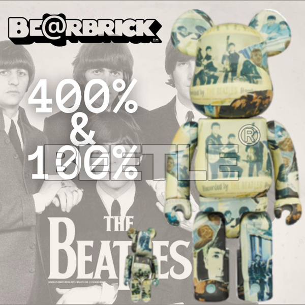 BEETLE BE@RBRICK THE BEATLES ANTHOLOGY 披頭四樂團庫柏力克熊100