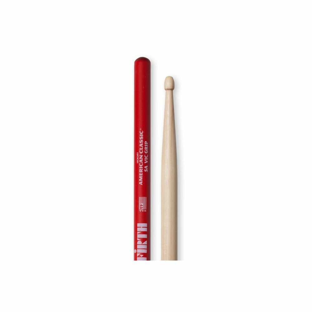 Vic Firth 5AVG 5A 胡桃木 紅色防滑鼓棒