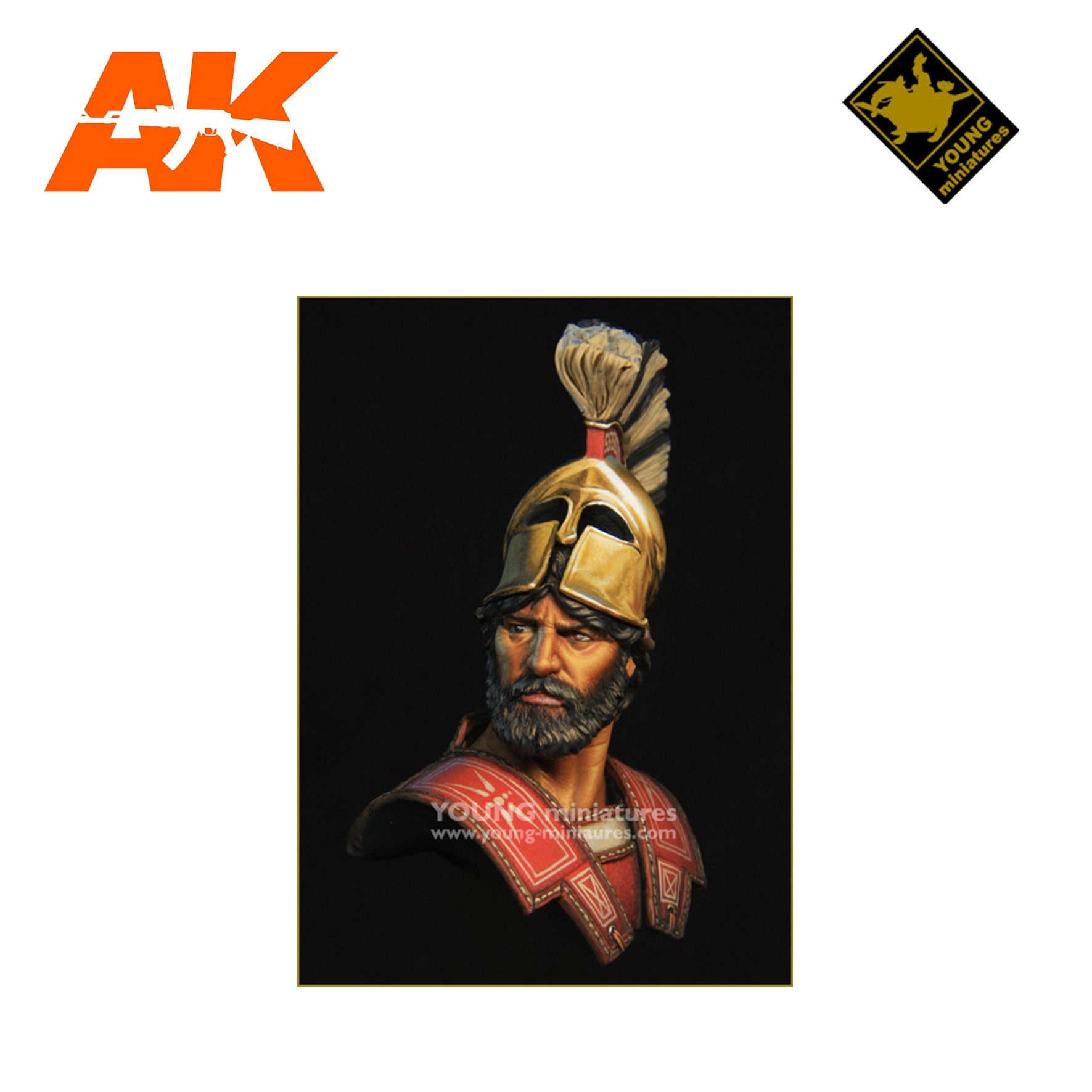 Young GREEK HOPLITE bust 1/10