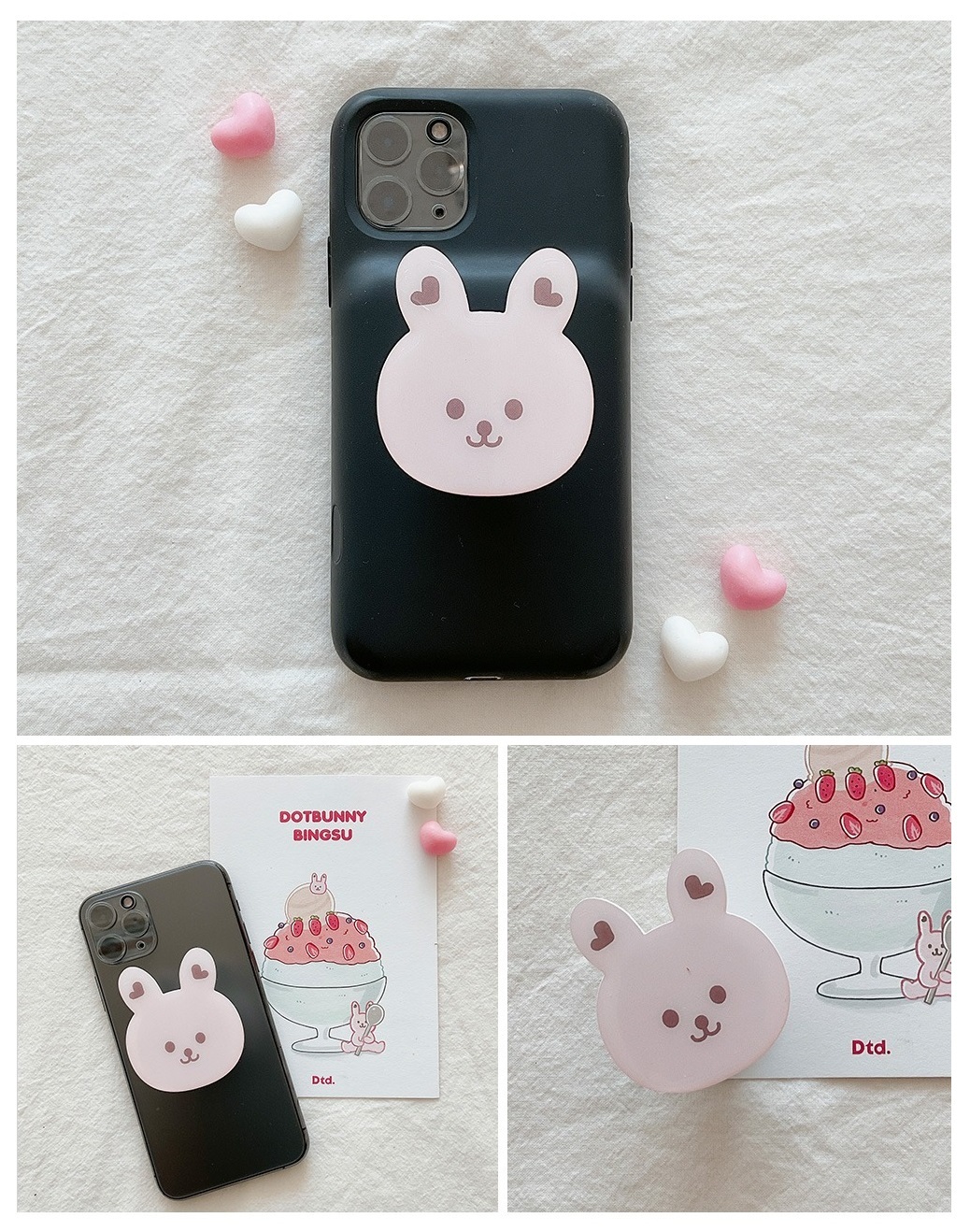 Dot to Dot 大頭公仔手機支架