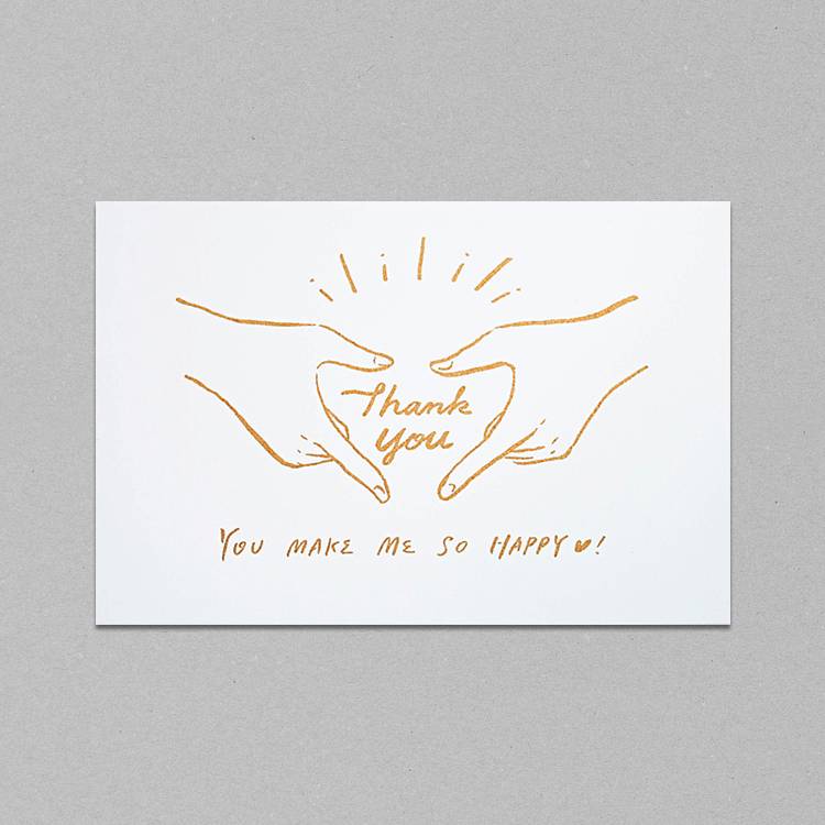 WHOSMiNG 「THANK YOU」感謝明信片