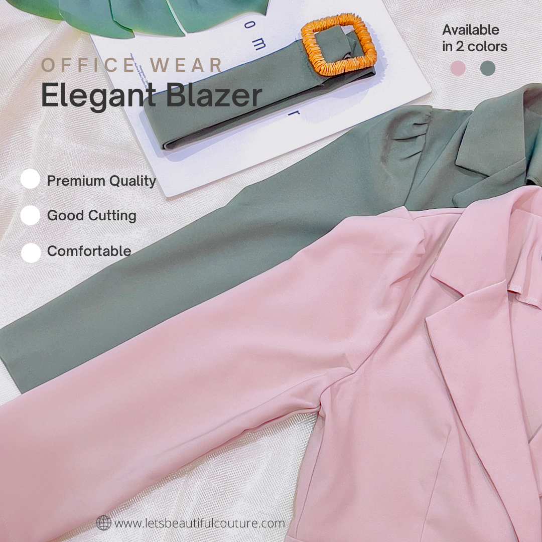 DS662868 - Premium Elegant Blazer With Belt