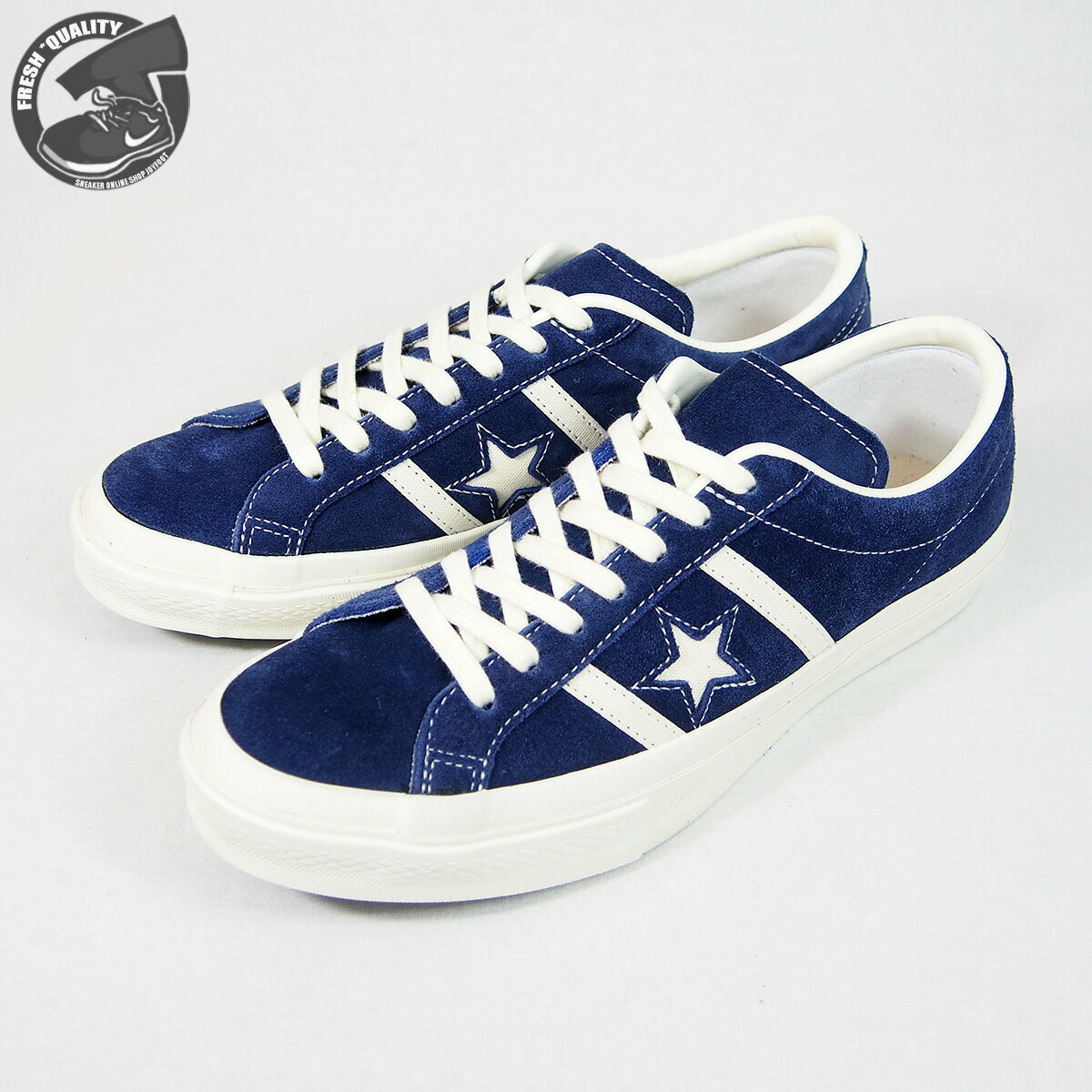 (Pre-Order) Converse STAR & BARS SUEDE Sneaker - Navy