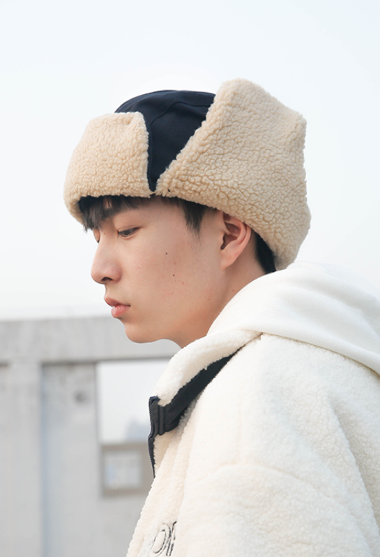 【HTMH001】衝鋒羔羊保暖飛行帽