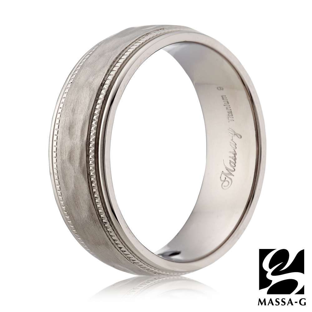 MASSA-G DECO系列【Ares 阿瑞斯】純鈦戒指(7MM)