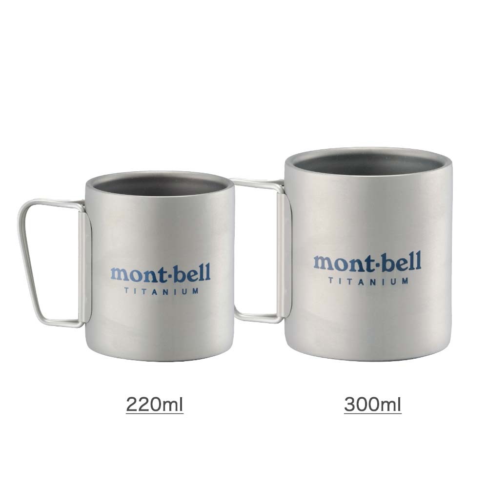 Mont-bell Titanium Thermo Mug 斷熱鈦杯 220ml / 300ml 1124517 1124518 [HappyOutdoor]