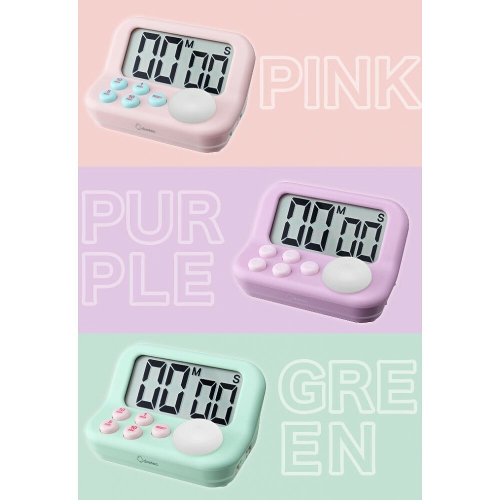 Dretec 專注提升學習計時器 (粉紅色) T-603PK