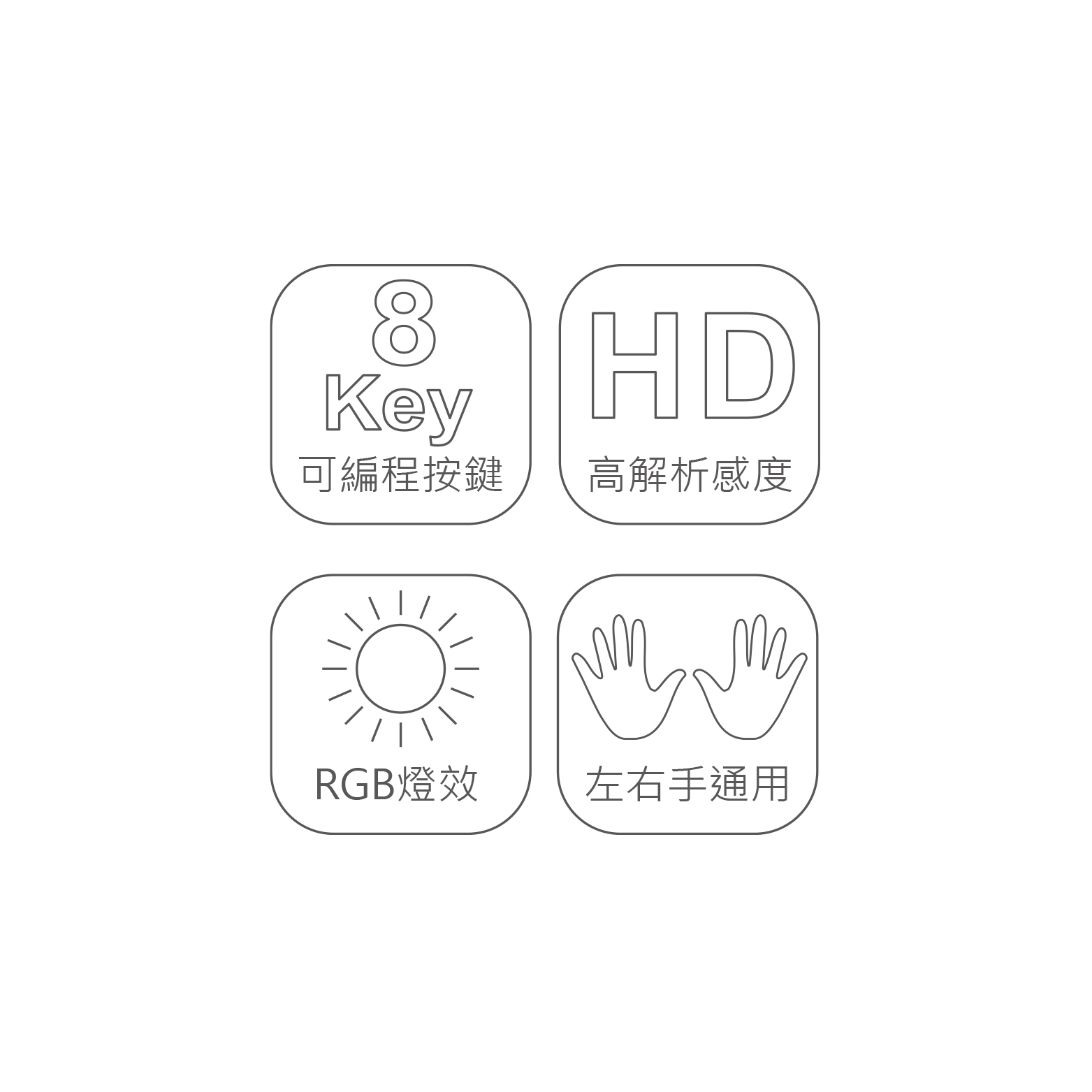 DGM760 Buteo全彩RGB電競滑鼠