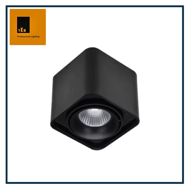 TED  SDg- 07003 盒仔燈  單頭 (白/黑/外白內黑)