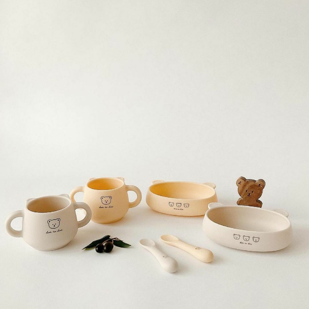 Dot to Dot X Blue Mama 矽膠餐具