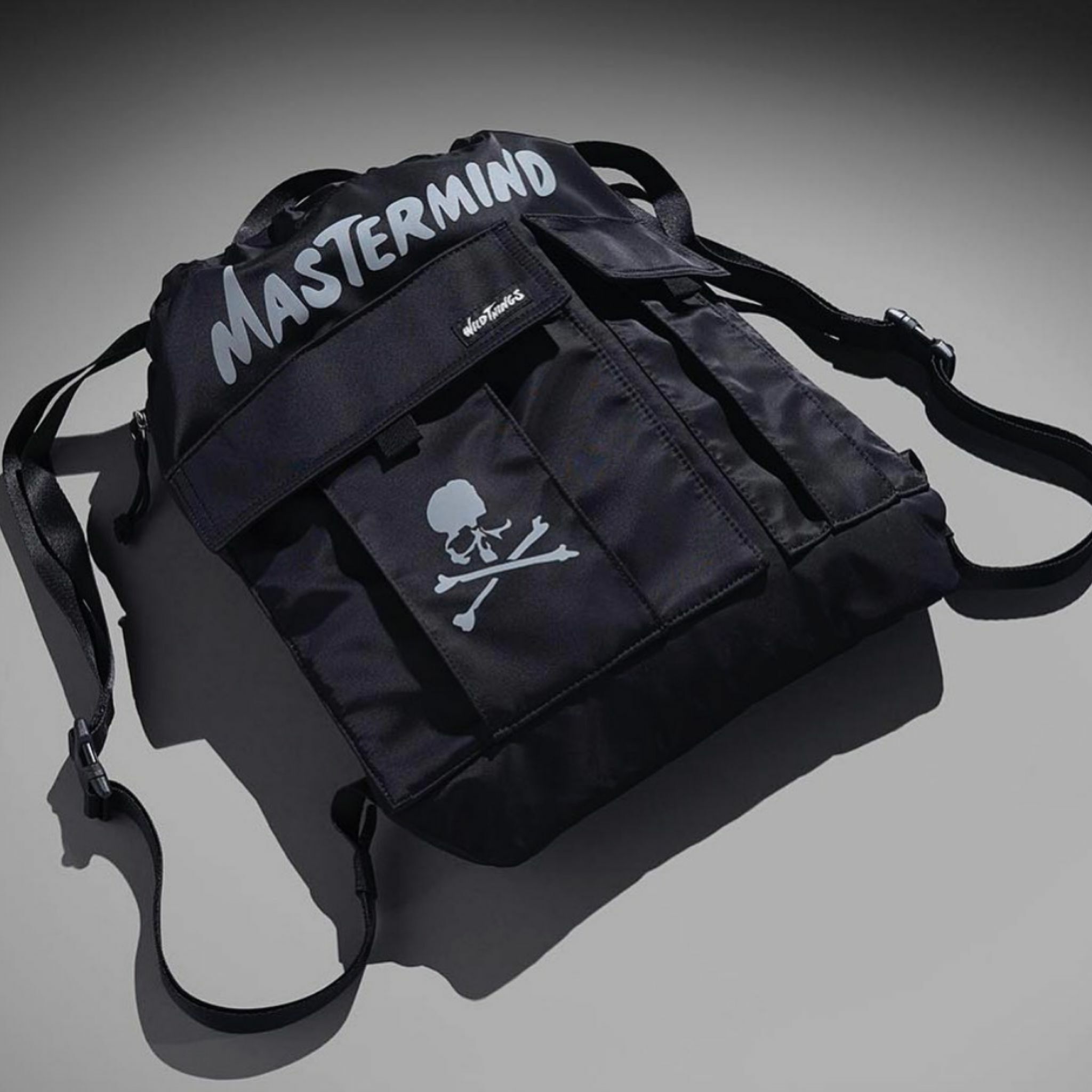 WILD THINGS × mastermind JAPAN CARGO POCKET NAPSACK