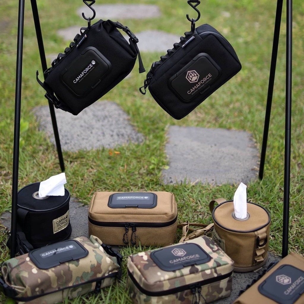 戰術濕紙巾套 捆捲式 衛生紙套 濕紙巾套 韓國 CAMAFORCE 紙巾收納袋 戶外 露營 風格 居家