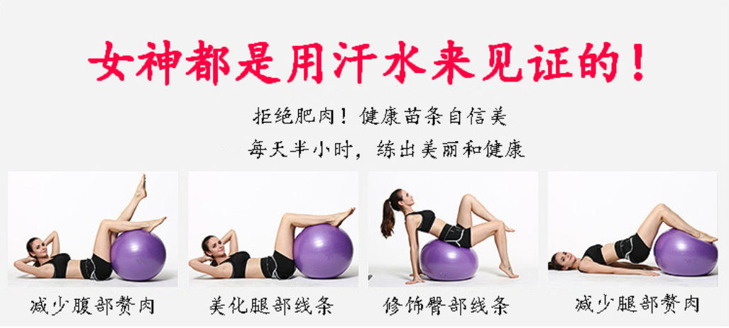 CS 瑜伽球健身球加厚版 1000g 重 65cm