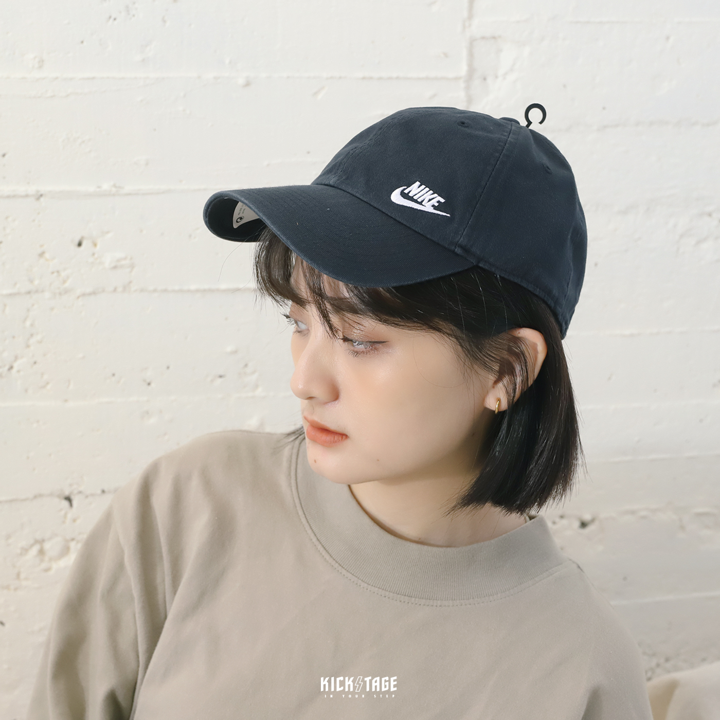 NIKE JUST DO IT AIR CAP 黑色 白色 豆沙粉 多款 刺繡LOGO 老帽 帽子 棒球帽【AO8662-010】