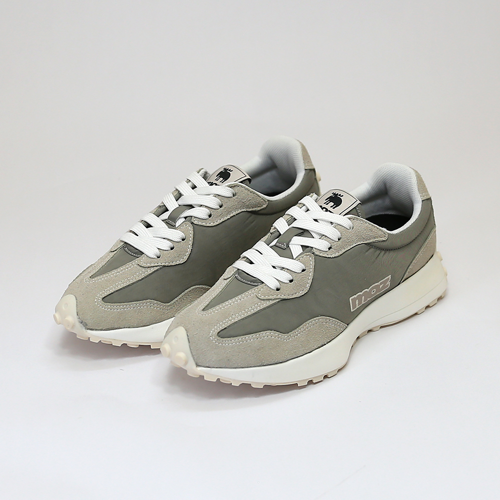 【惜福商品$999】moz瑞典 駝鹿復古麂皮豆豆起司運動鞋(米綠)