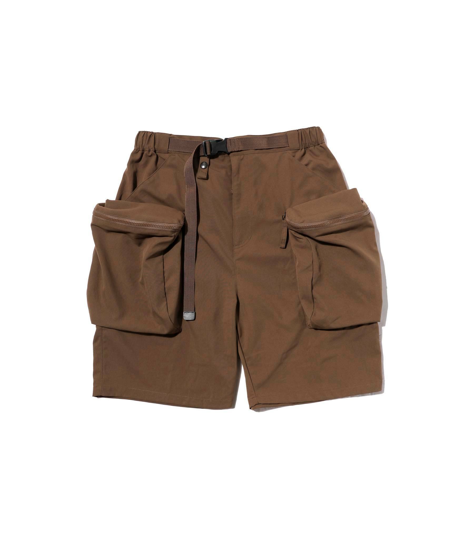 AES WR-BF 1.0 SIDE DRAWSTRING SHORTS - BROWN