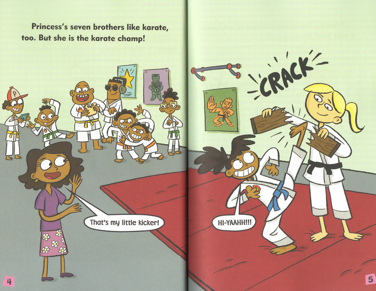 Scholastic Branches Princess Pink And The Land Of Fake-Believe (4 Books) Princess Pink