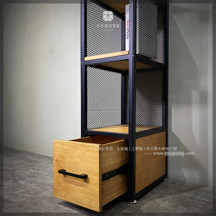 LOFT開放式收納展示邊櫃|可訂製