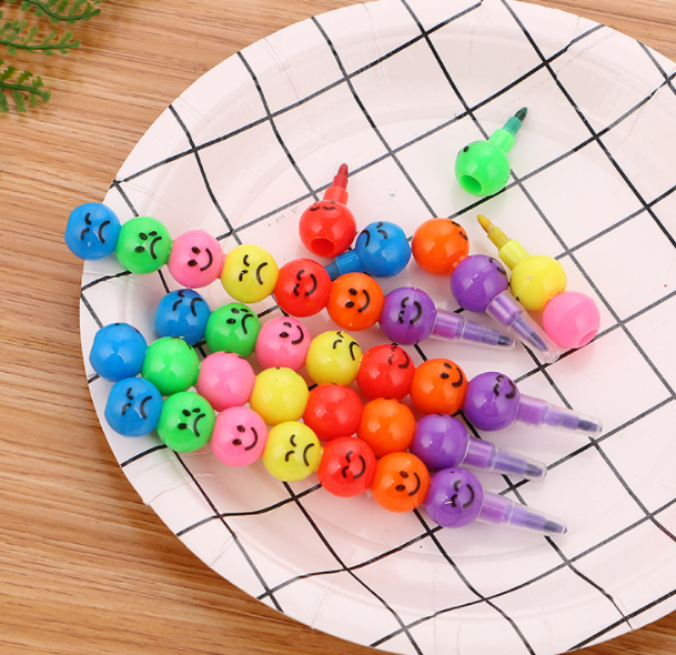 7色毛毛虫蜡笔（一套5支）