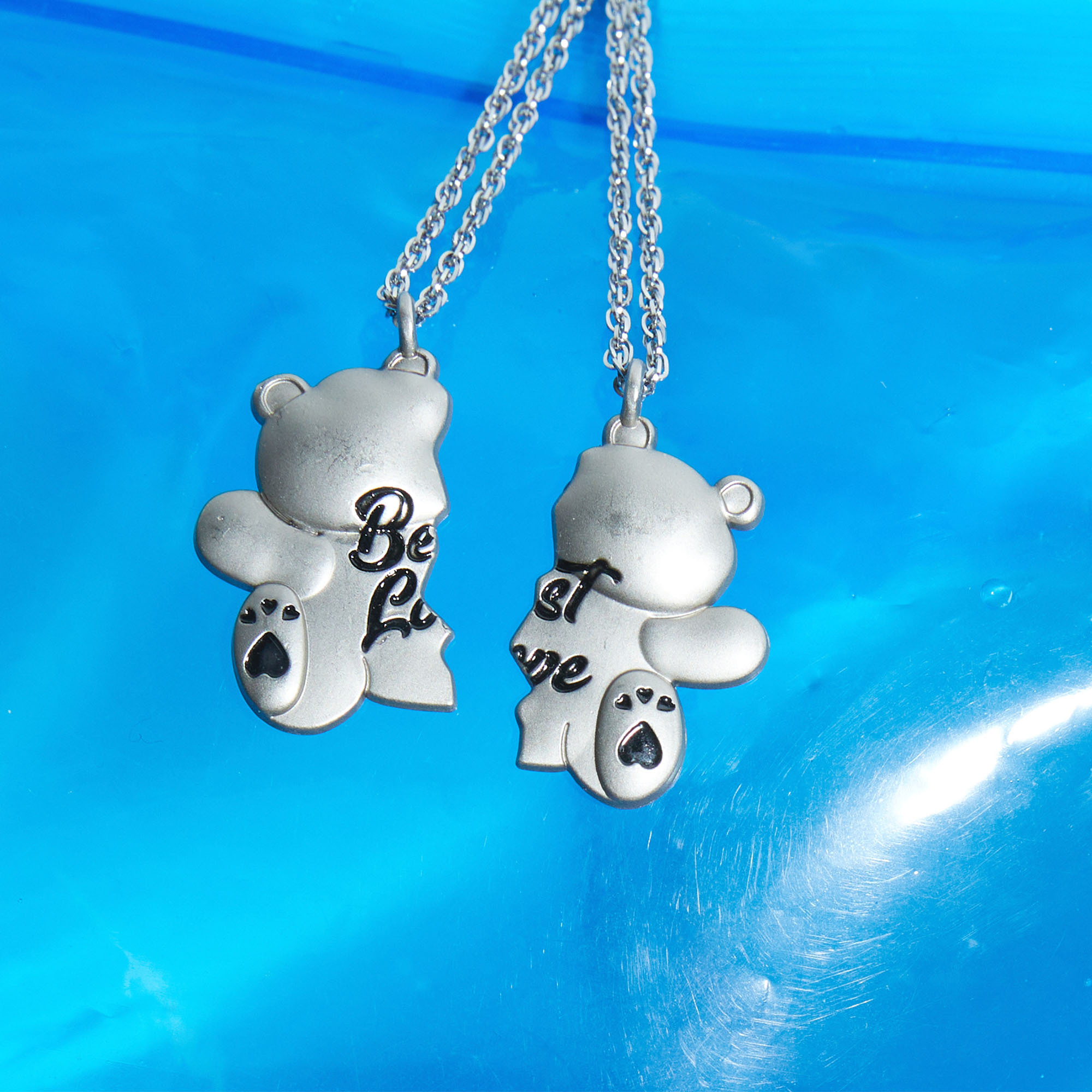 I DON‘T SMOKE 分裂小熊 消光 項鍊