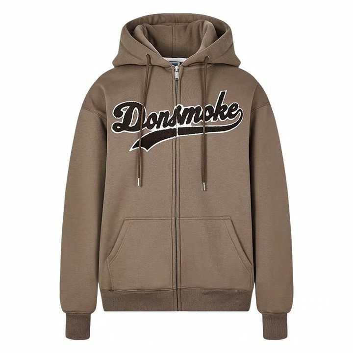 I DON‘T SMOKE 衝浪標 連帽 拉鍊 外套