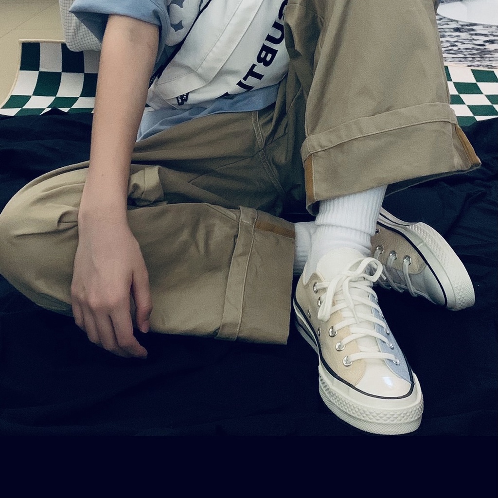 Converse 拼接 Chuck 70 奶油底 低筒款