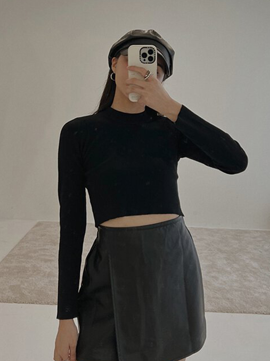 包領短版針織上衣*4色