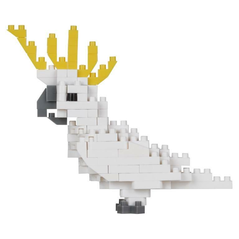 現貨｜Nanoblock 小葵花鳳頭鸚鵡 SULPHUR-CRESTED COCKATOO