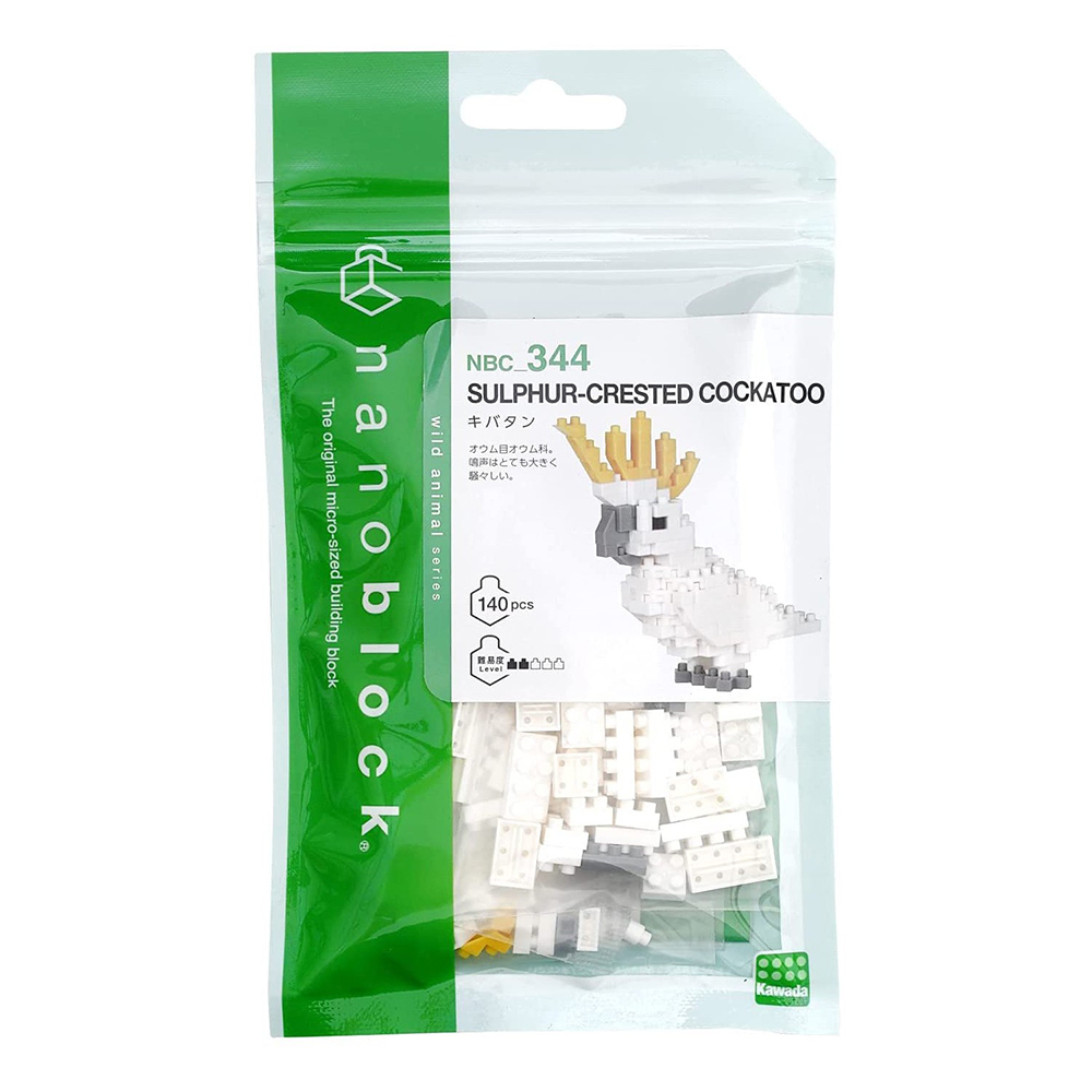 現貨｜Nanoblock 小葵花鳳頭鸚鵡 SULPHUR-CRESTED COCKATOO