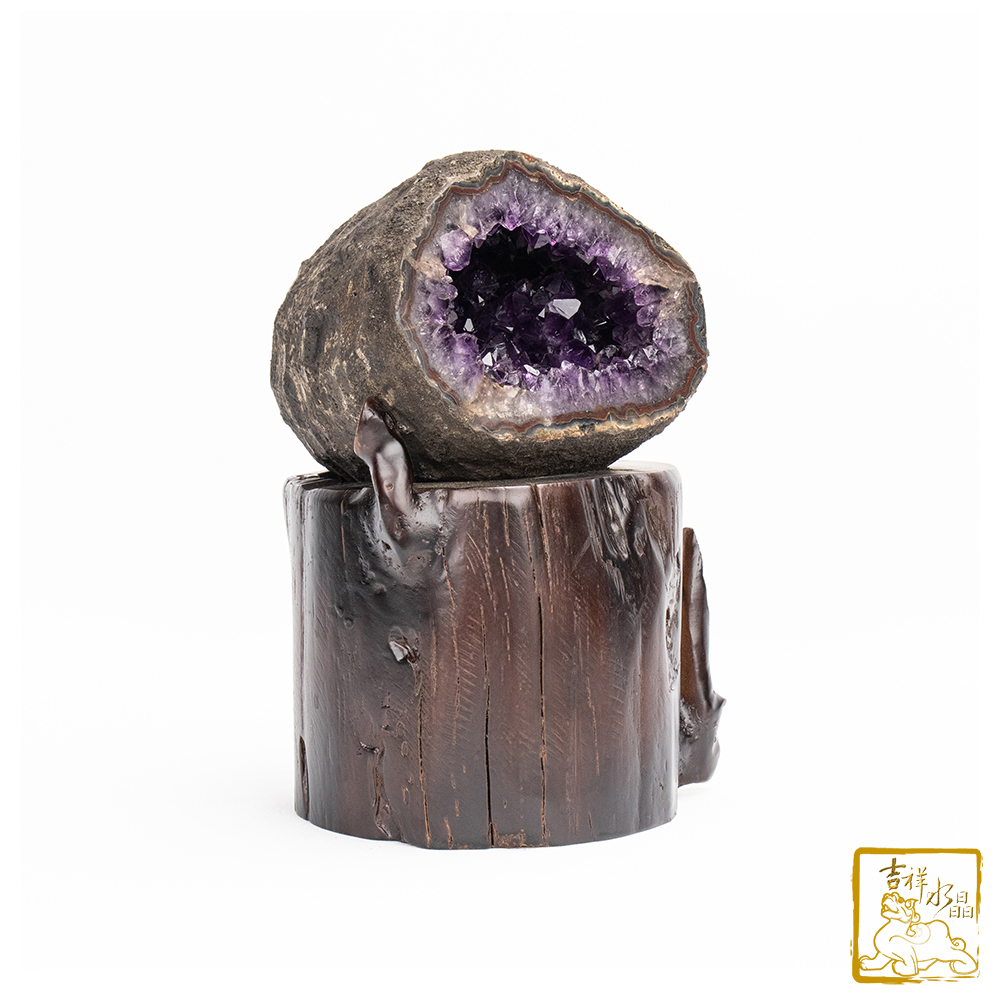 烏拉圭紫水晶洞 2.9kg 改善磁場