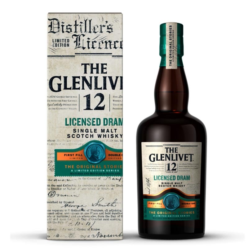 Glenlivet 12 Year Old Licensed Dram Limited Edition Single Malt