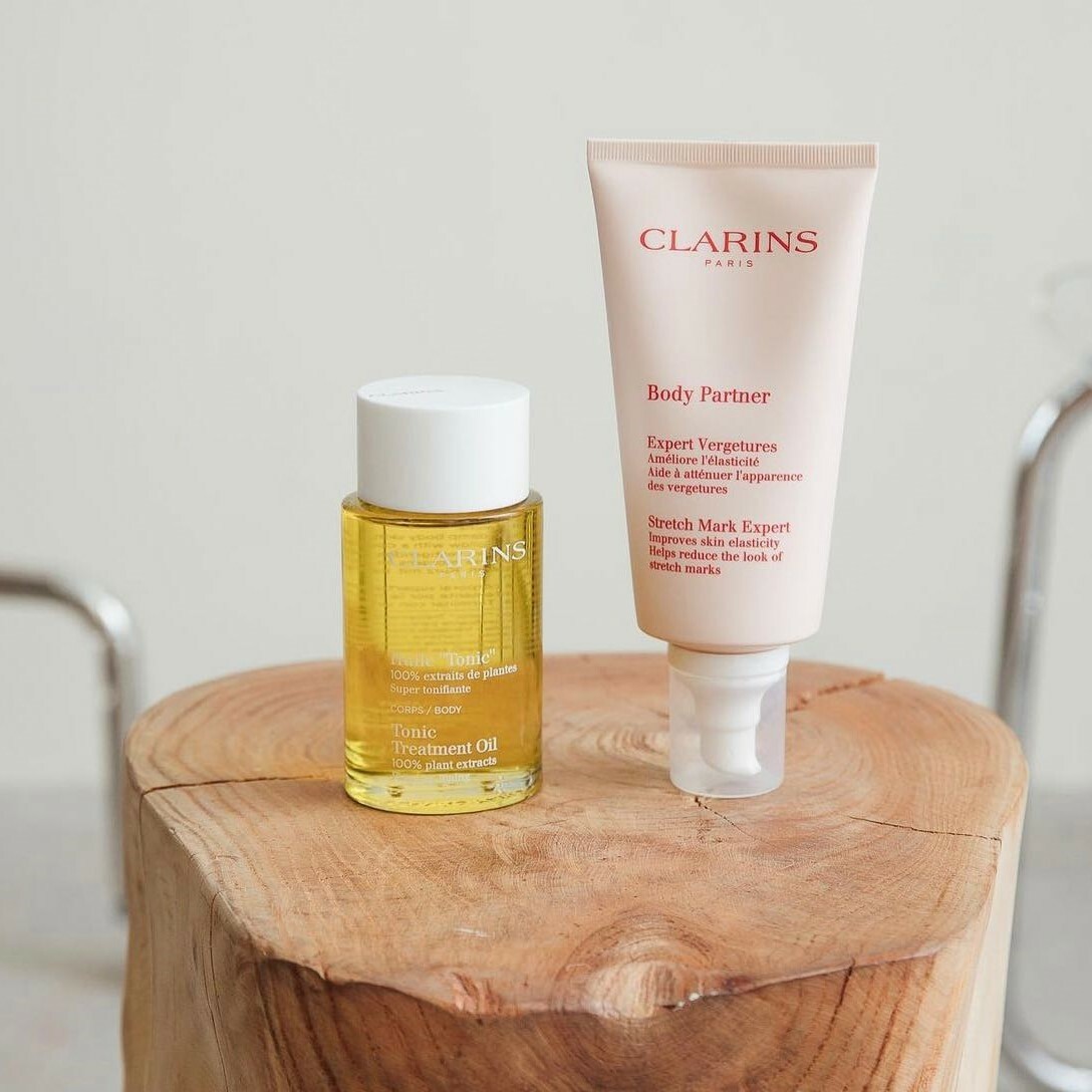 Clarins Beautiful Pregnancy Kit 孕婦套裝( 調和身體護理油 100ml + 抗紋身體乳霜 175ml )