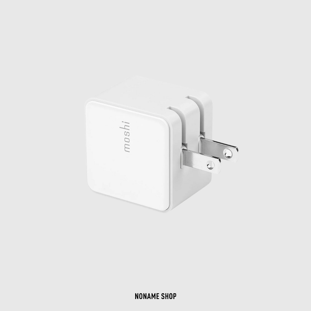 MOSHI Qubit 迷你 USB-C PD 快充 18W 充電器 白