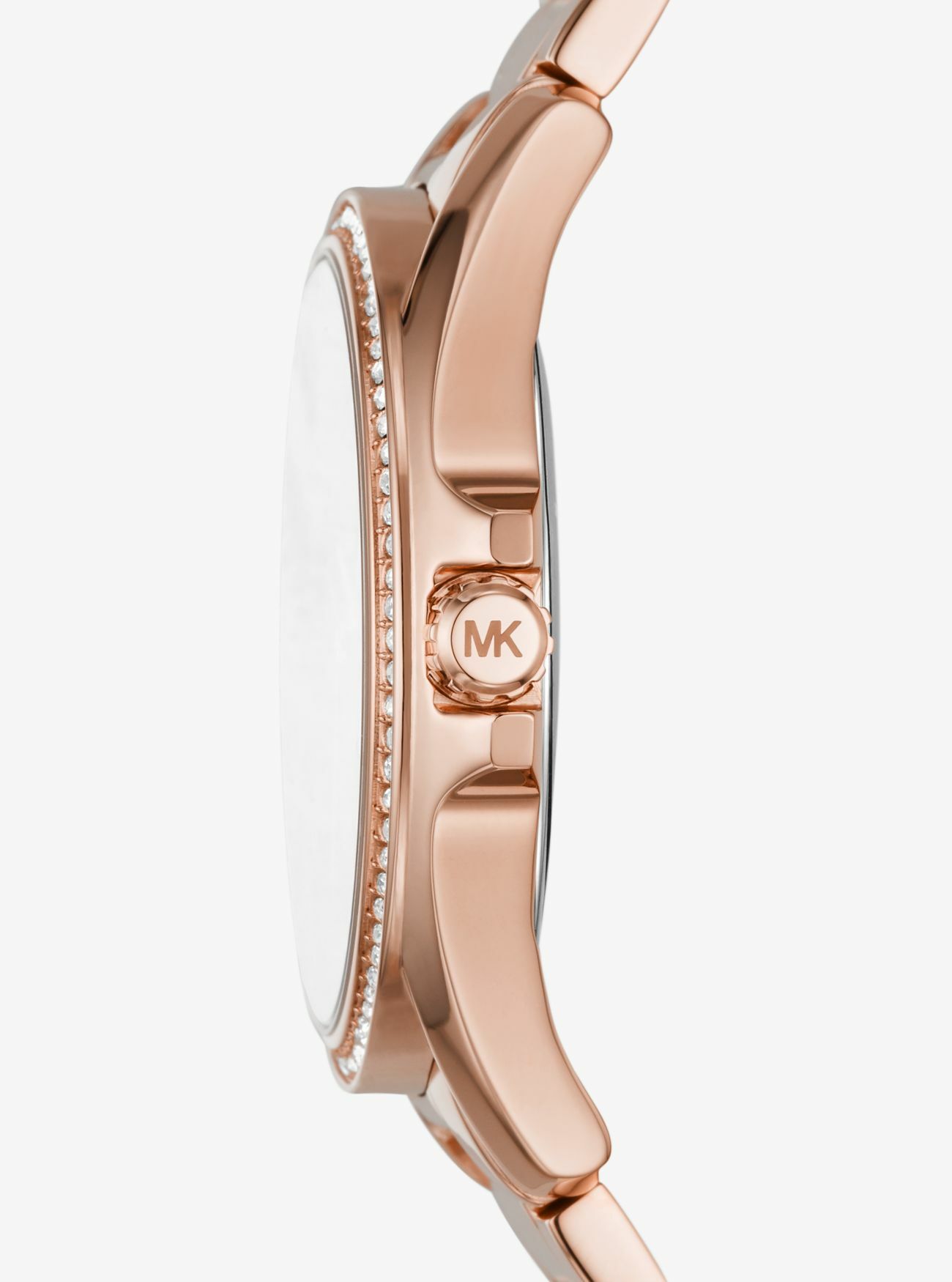 萬年鐘錶 - Michael Kors /  MK女錶   MK晶鑽玫瑰金時尚女錶  MK6930 錶徑39MM