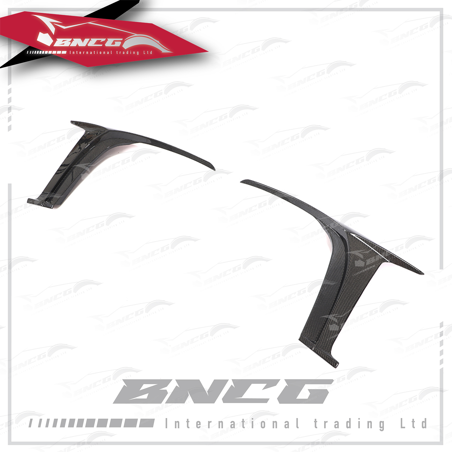 捷豹 Jaguar F-Type Coupe 17-20年式 專用 改裝 卡夢 碳纖維 空力套件 前保桿 風口飾條