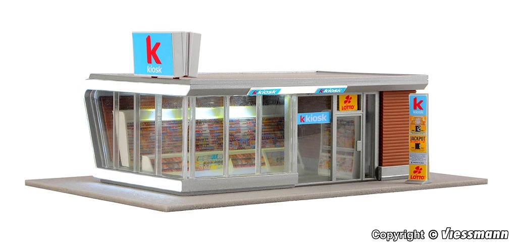 Kibri 39008 HO scale, Modern kiosk