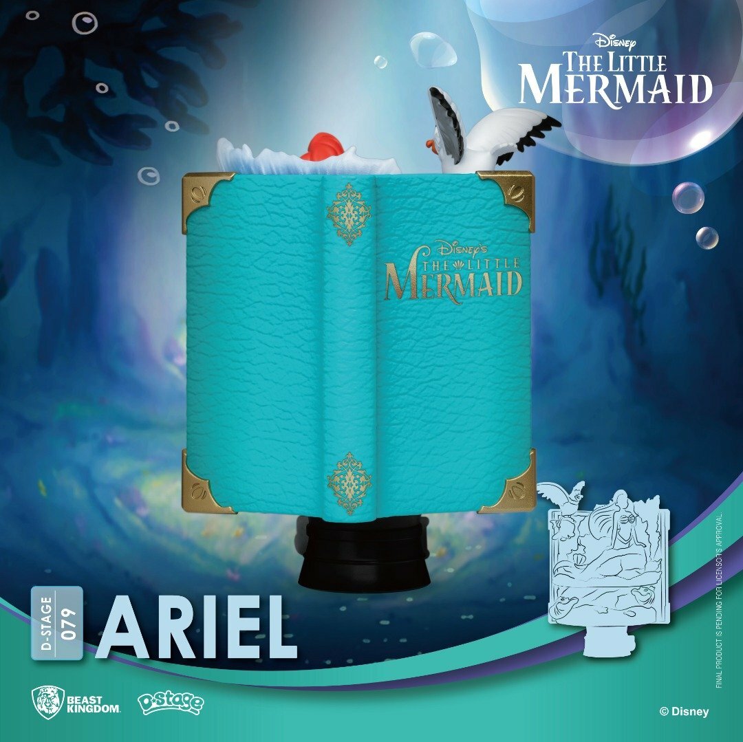 Beast Kingdom 野獸國 D-Stage 079 故事書系列 美人魚 愛麗兒 (透明盒版本)