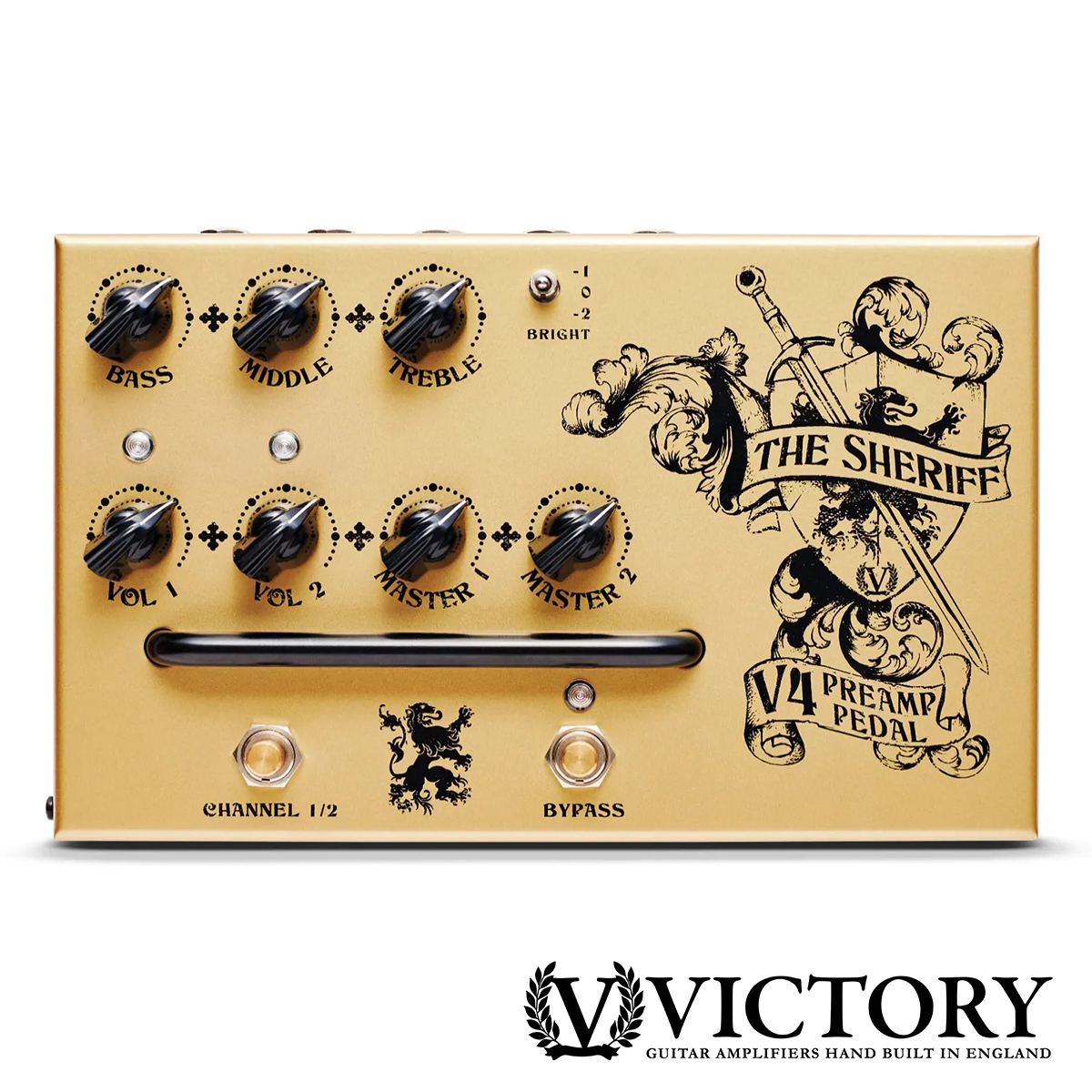 又昇樂器. 音響】預購英國Victory V4 The Sheriff Preamp 真空管破音前極