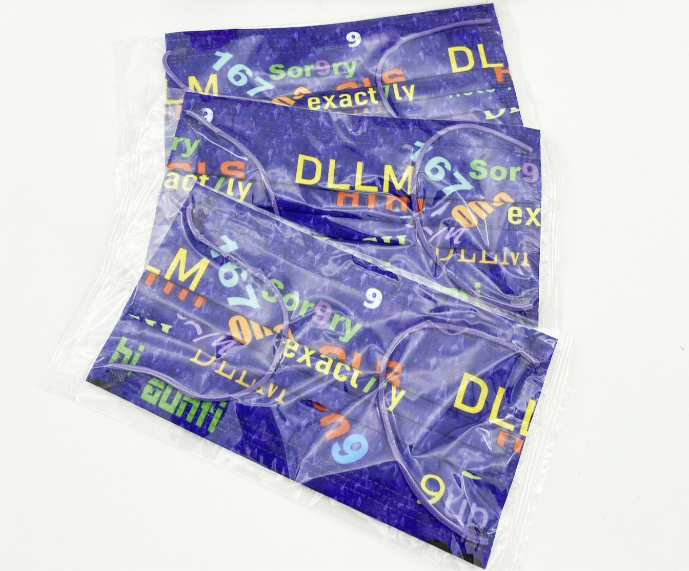 【CLS（配紫耳繩）】ASTM Level 3/ EN 14683 Type IIR【Face Armor】1款共25片，獨立包裝（香港製造）- 沒有盒