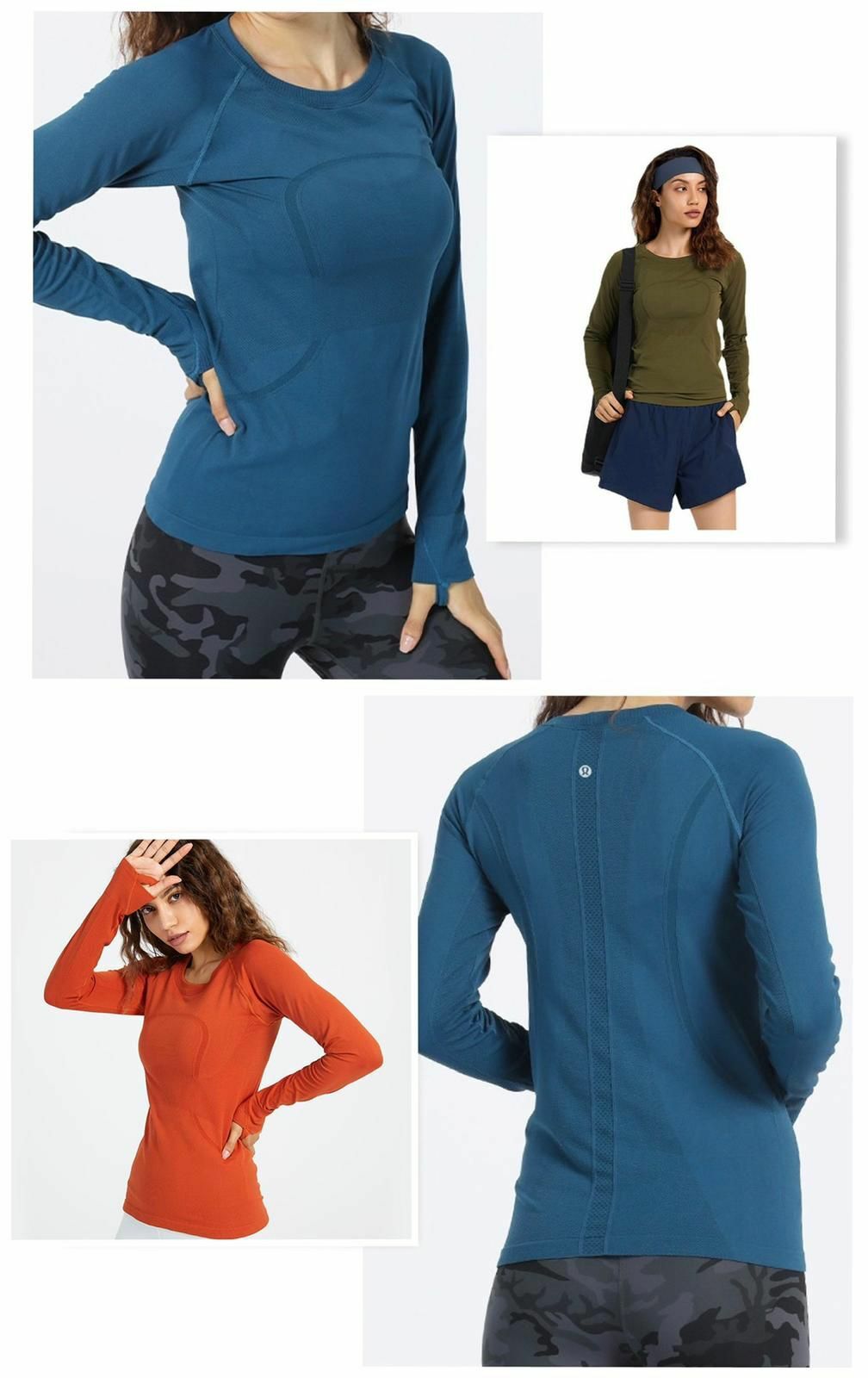 🌟Lululemon®️ athletica  女士👩🏻瑜伽健身經典款長袖TEE