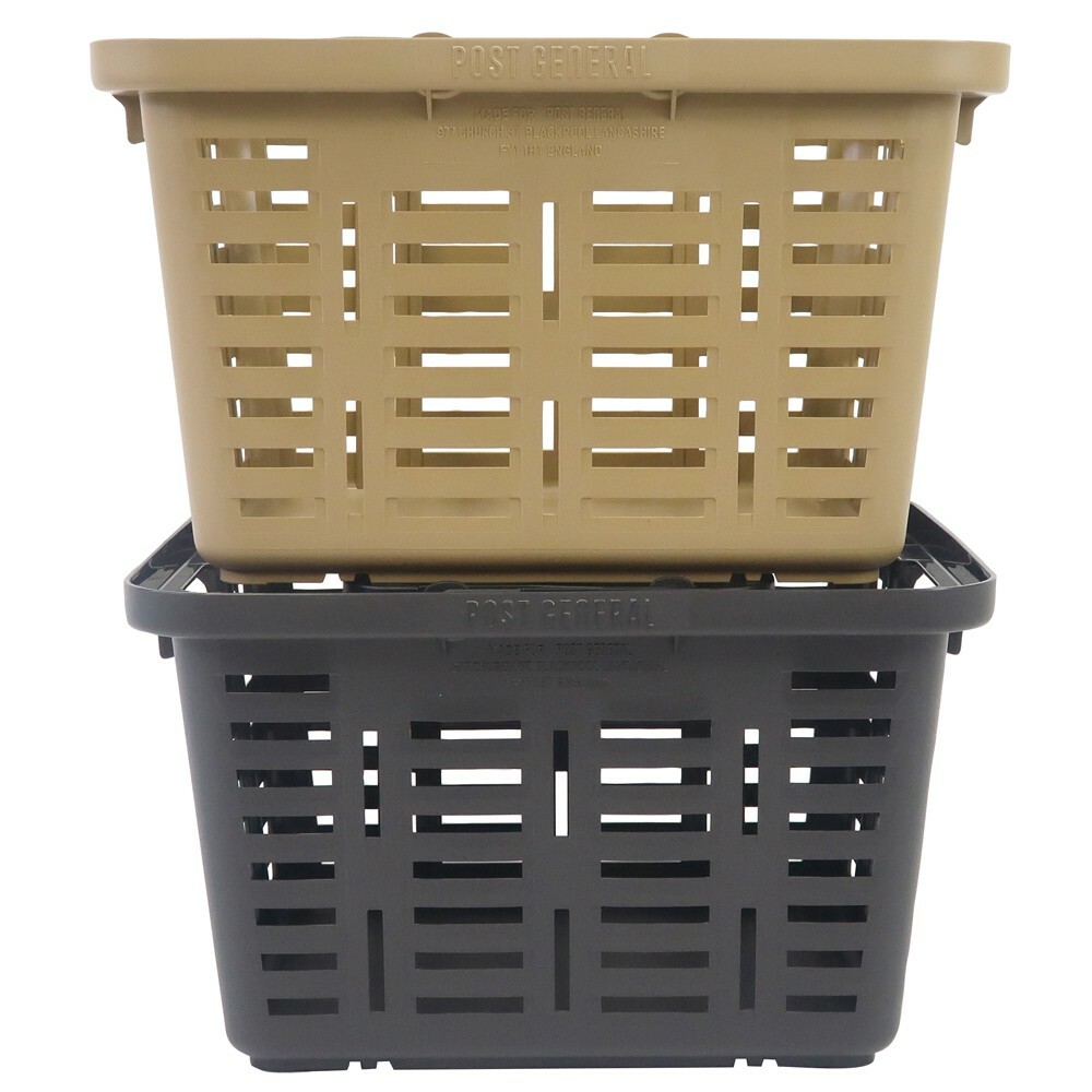 【POST GENERAL】多功能露營手提方型收納籃 D-3-3